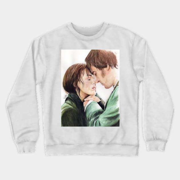 Elizabeth and Darcy Crewneck Sweatshirt by DustNox